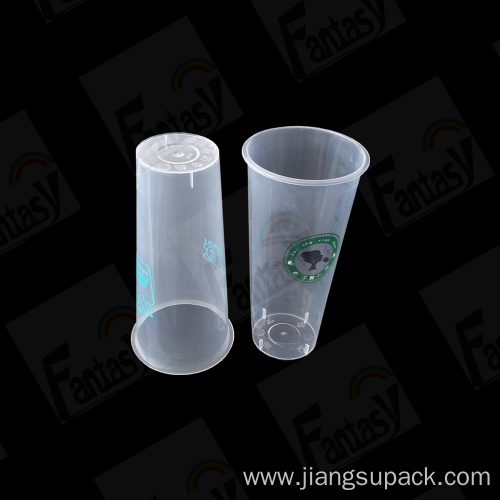 Disposable packaging Cup Plastic Injection Bubble Tea Cup